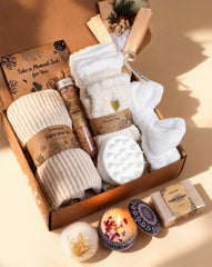 Coffret spa naturel Coralogo 11 pièces pour cadeau élégant et détente.