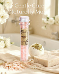 Sels de bain relaxants Coralogo pour une détente spa à domicile.