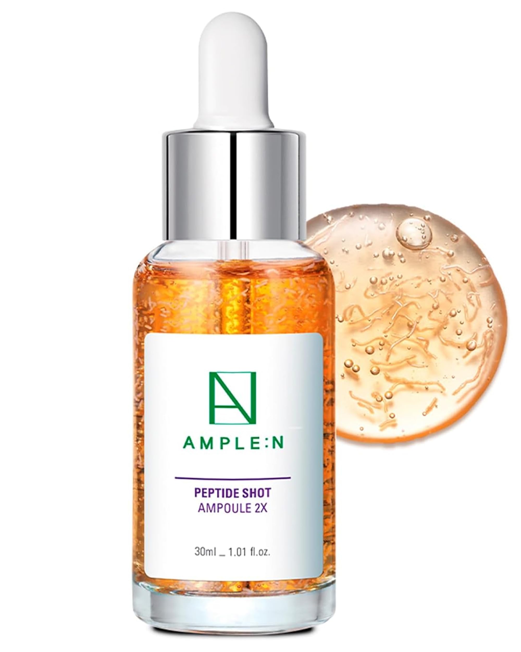 CORÉANA AMPLE:N serum flacon, absorption rapide et agréable.