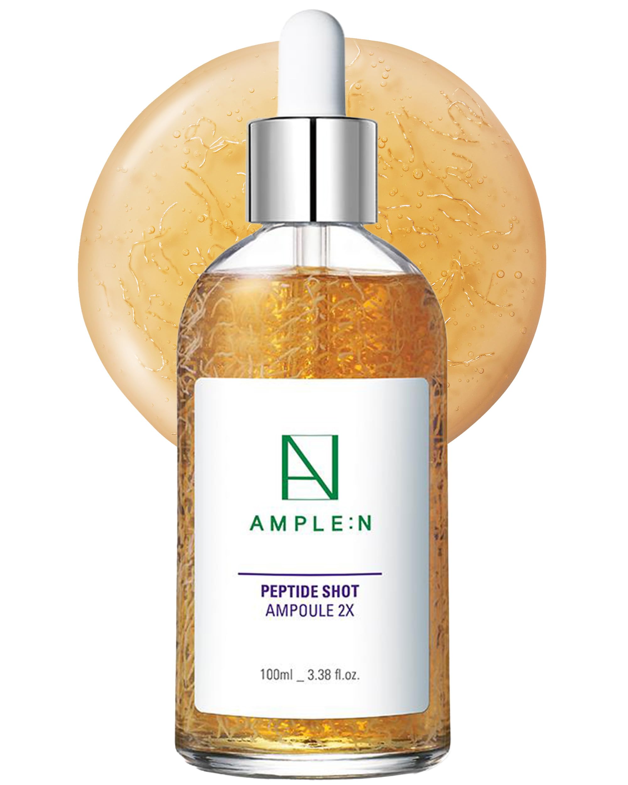 CORÉANA AMPLE:N Peptide Shot Serum – bouteille élégante pour hydratation et soin lissant