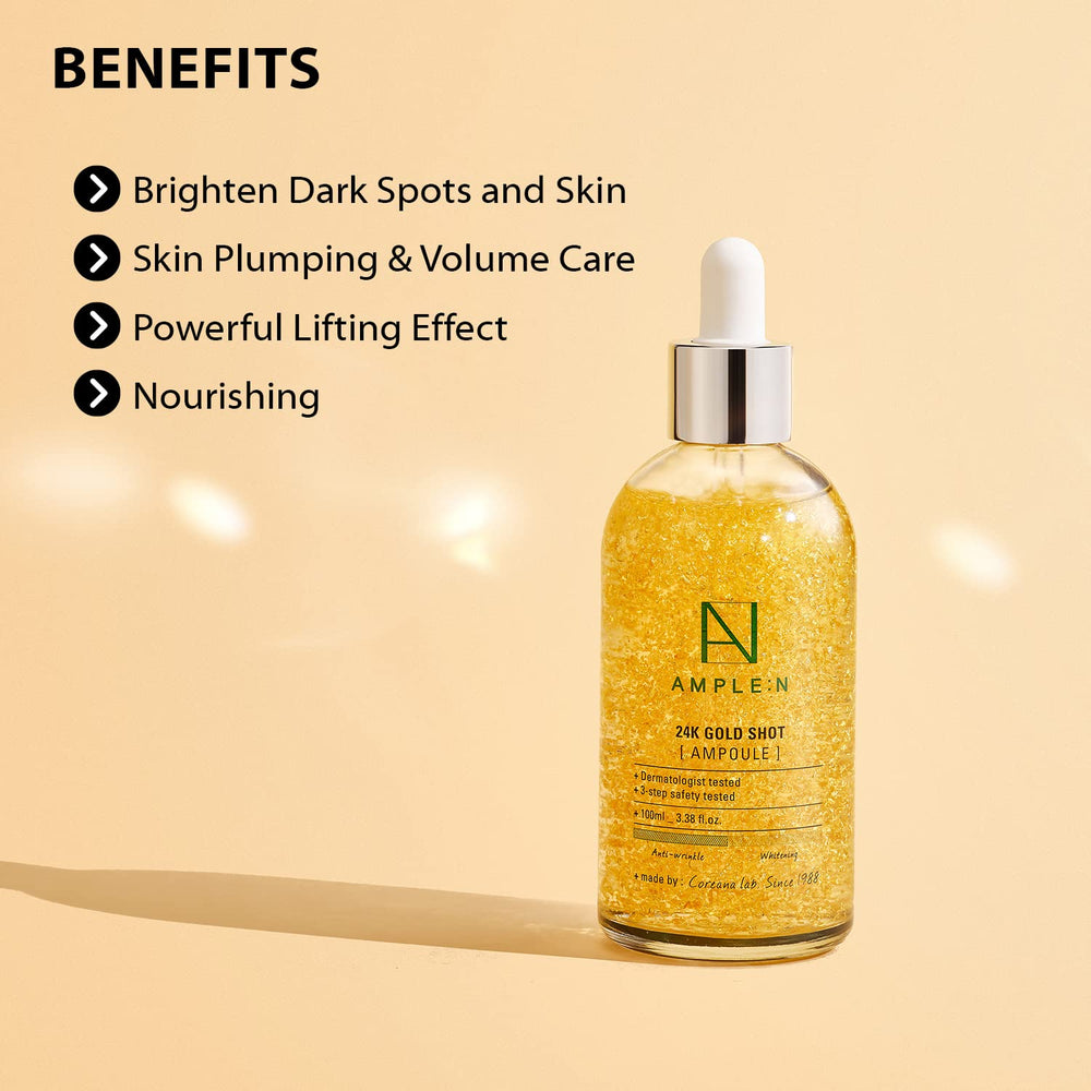 CORÉANA AMPLE:N 24k or-shot sérum – méthode d’application simple