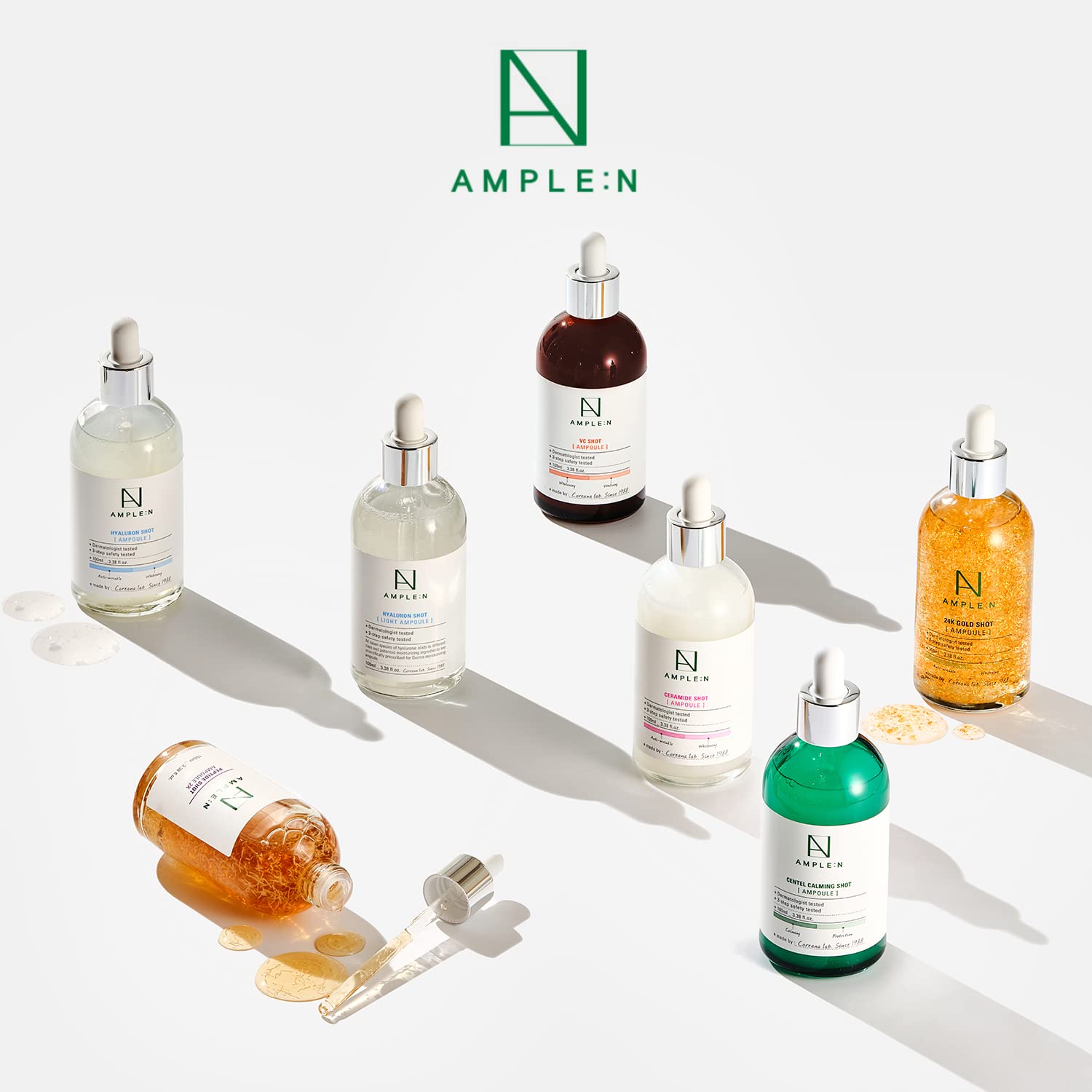 CORÉANA AMPLE:N 24k or-shot sérum – effet peau plus lumineuse et douce
