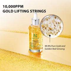 CORÉANA AMPLE:N 24k or-shot sérum – texture satinée qui pénètre facilement