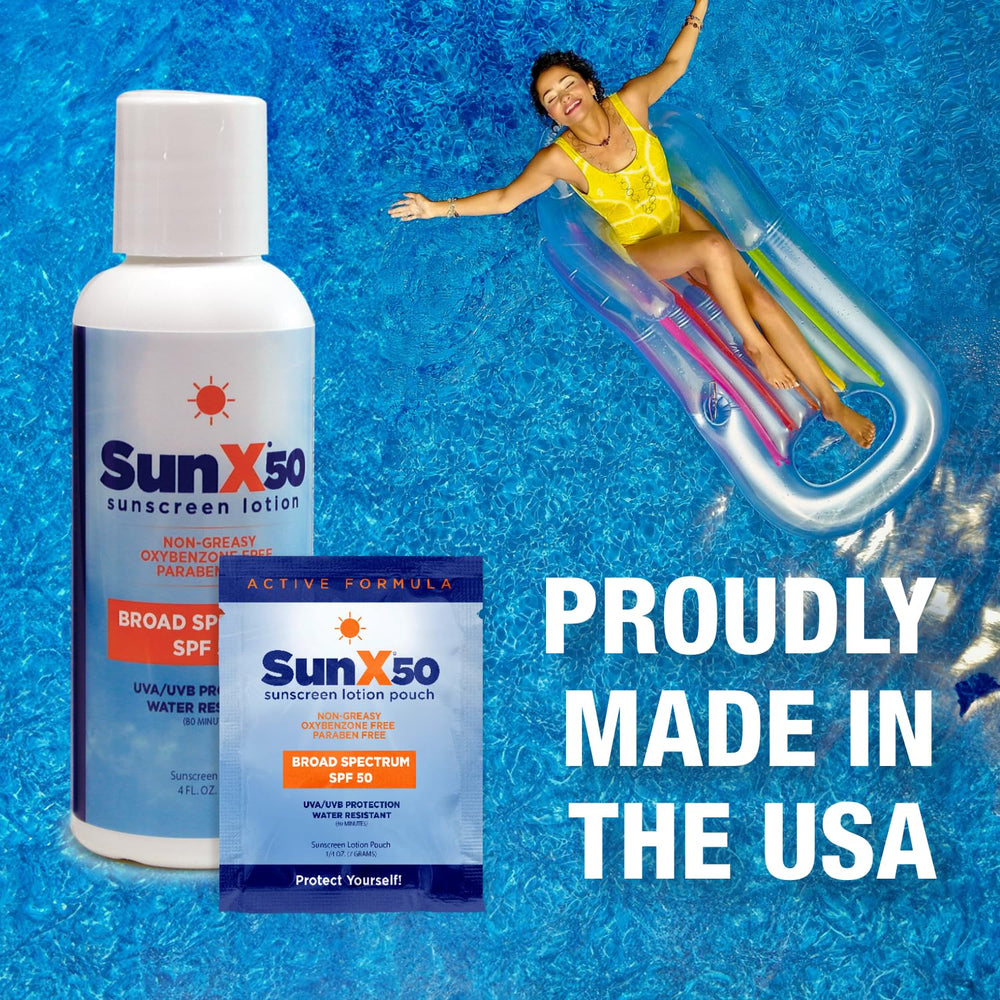 CoreTex Sun X 50 SPF oil-free—non-greasy, quick rub-in texture.