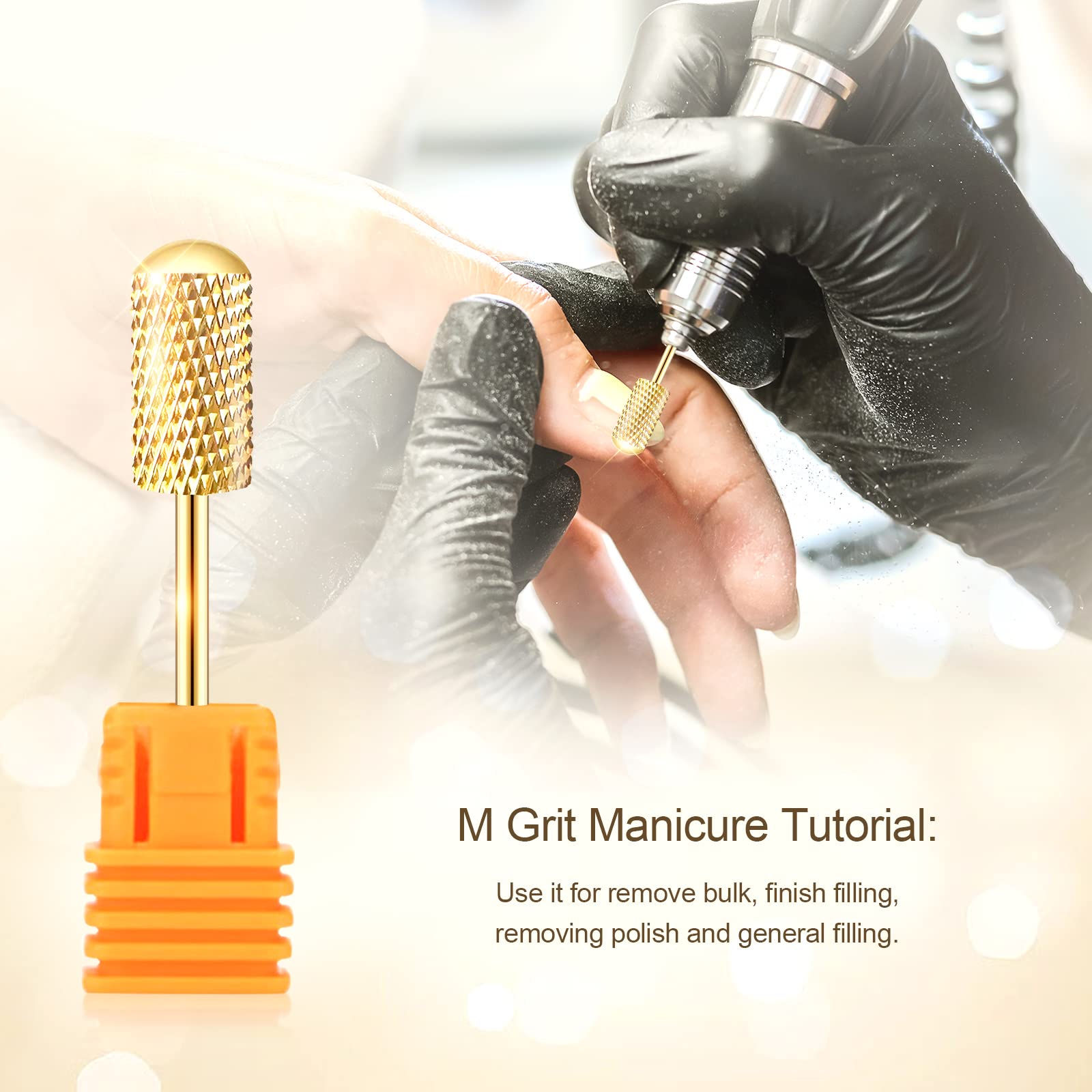 CORFULRA fraise dremel pour ongles, carbure tungstène, barillet grand rond XF, durabilité et performance.