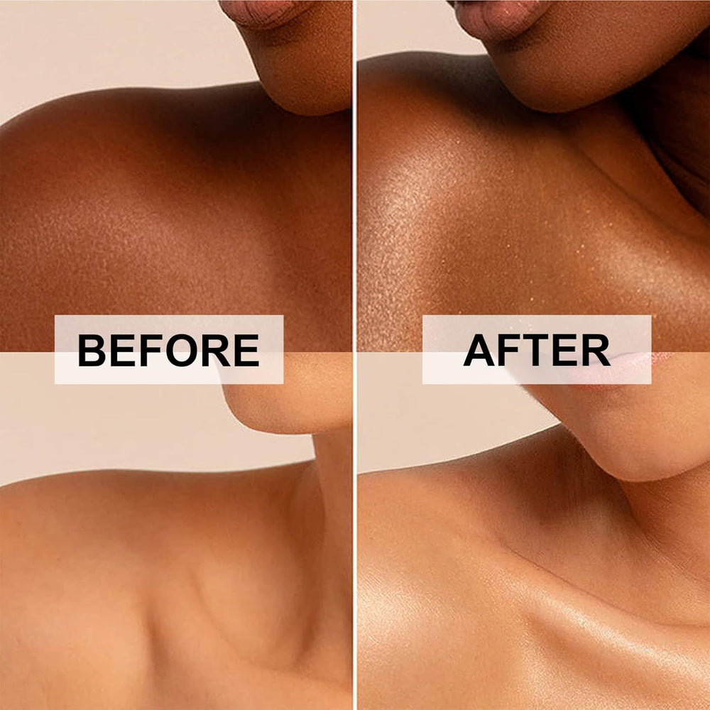 Corlo Body Shimmer Oil, texture légère et satinée sans effet collant.