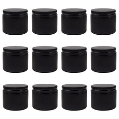 Bocaux en verre noir 60 ml de Cornucopia Brands pour cosmétiques.