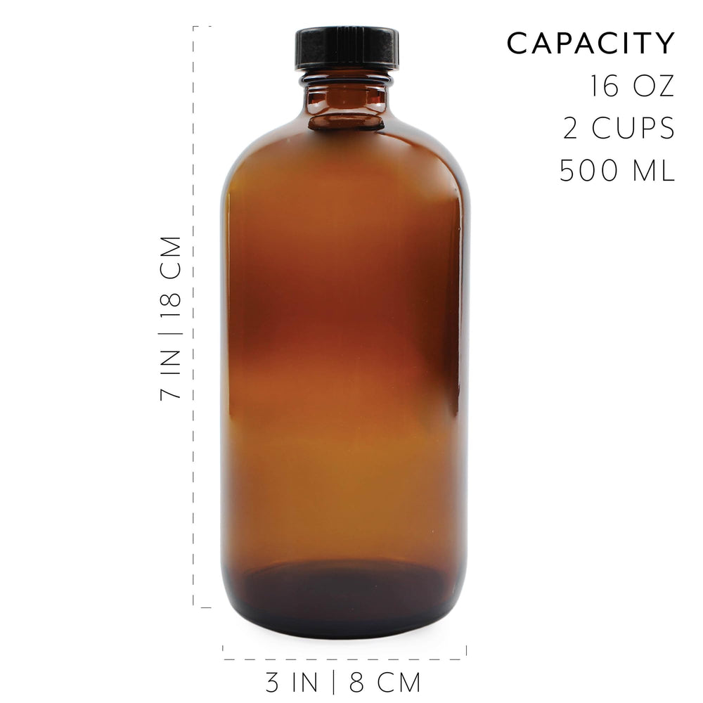 Cornucopia Brands ensemble de deux bouteilles ambrées pour kit aromathérapie.