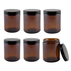 Cornucopia Brands pot-verre ambre 265 ml pour beurres corporels.