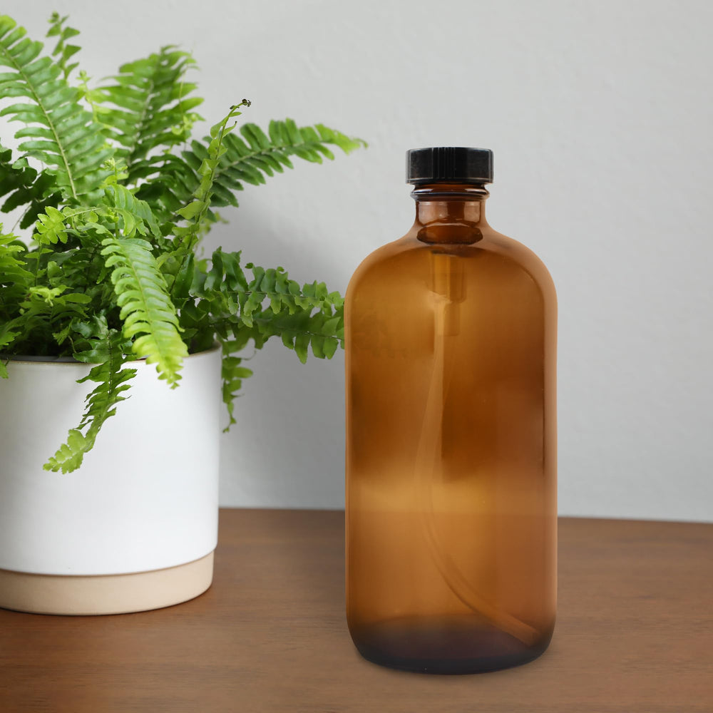 Cornucopia Brands usage bricolage et aromathérapie avec ces bouteilles ambrées.