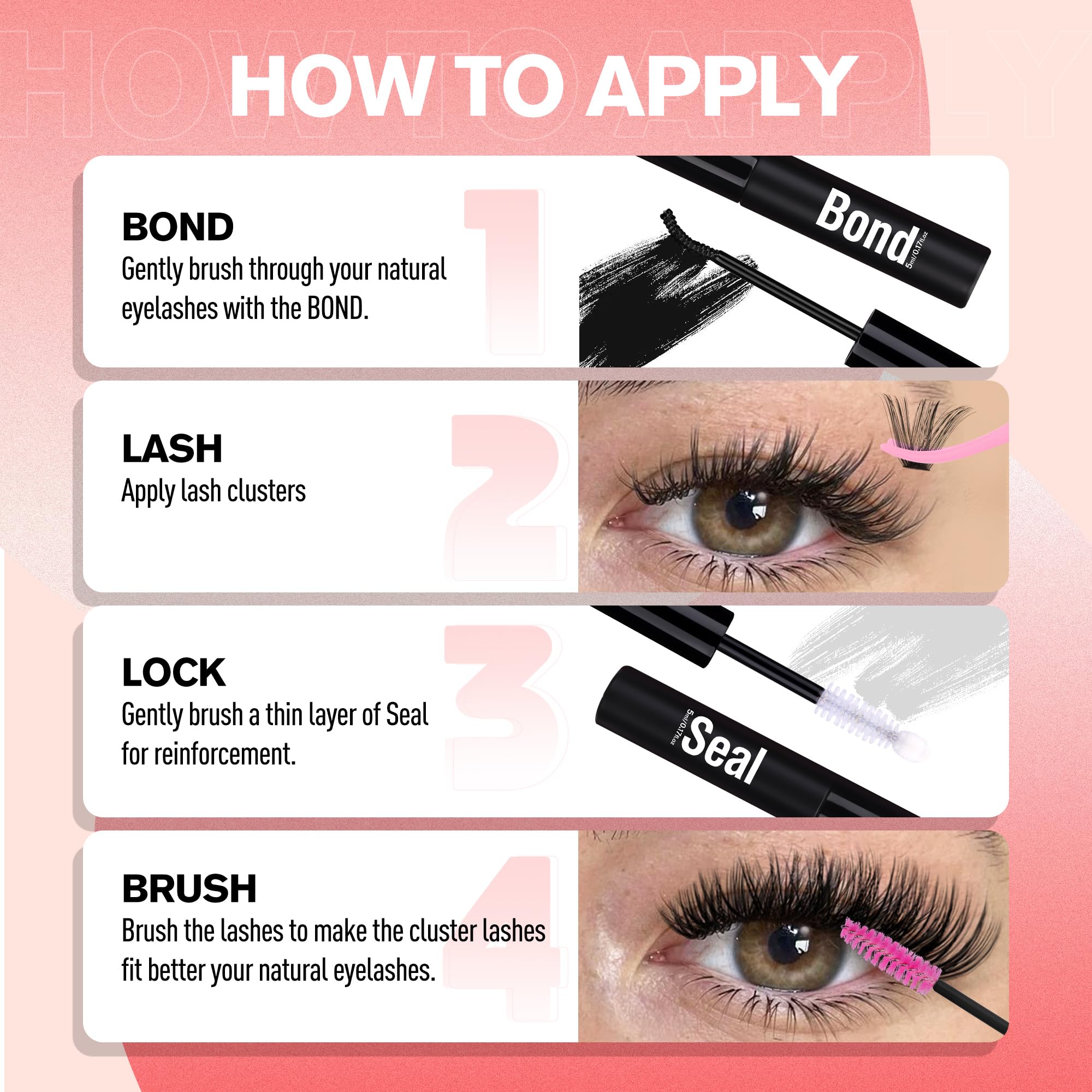 CORUSCATE brosse cils sourcils – entretien facile