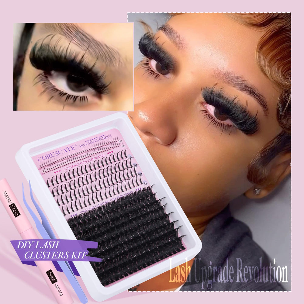 CORUSCATE ensembles cils 12-18 mm, volume personnalisable