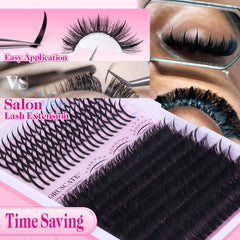 CORUSCATE fans manga cils 12-21 mm pour look audacieux