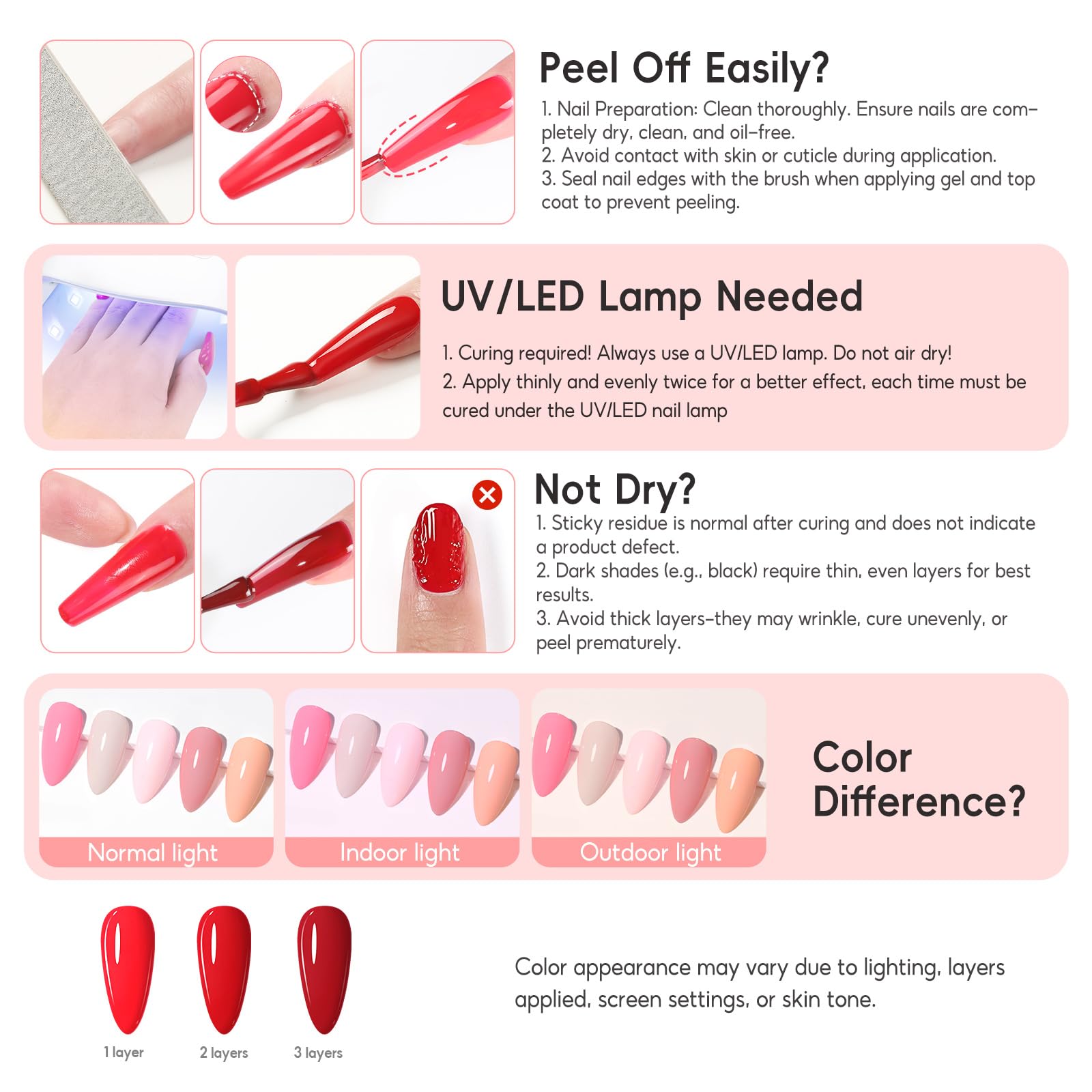 COSCELIA cadeau idéal – coffret vernis gel pour femmes et amies.
