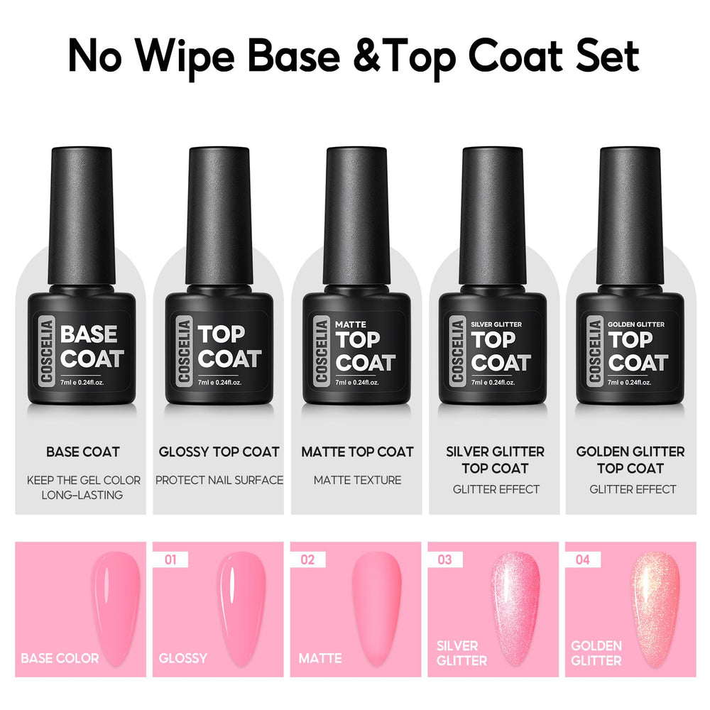 Coscelia couche de finition matte – vernis gel, allure chic et moderne