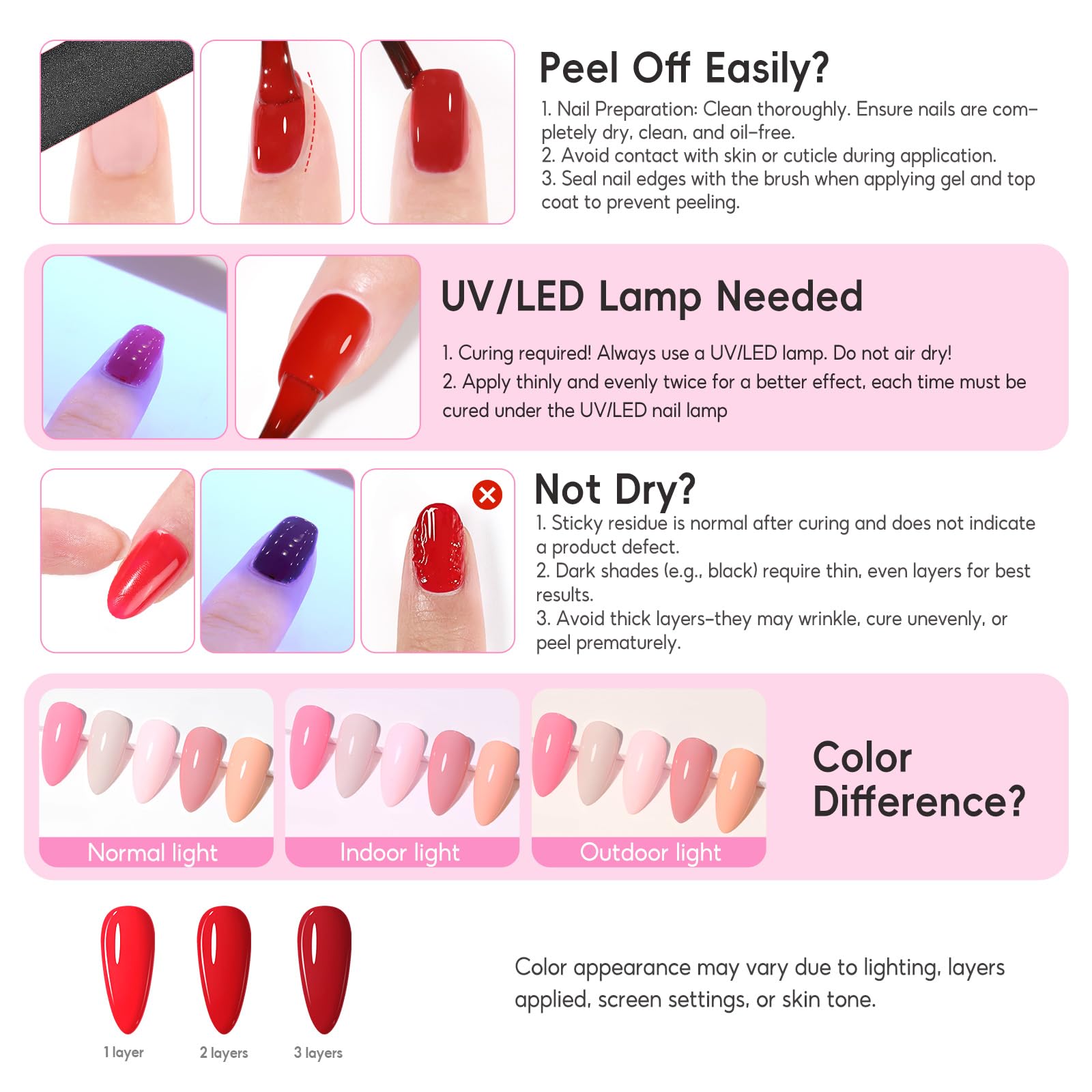 Coscelia easy-application formula supports beginners exploring gel nails.