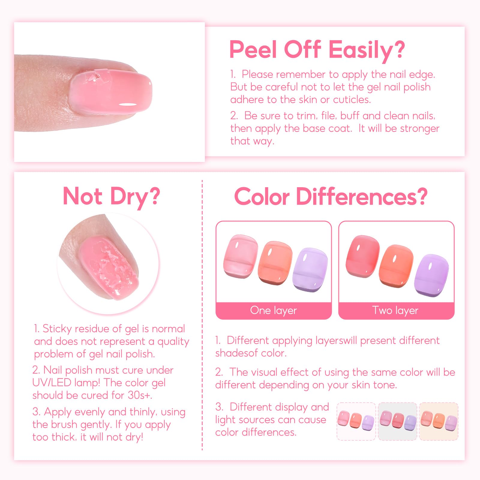 COSCELIA Jelly Gel saisonnieres, teintes saisonnières pour toutes les occasions.