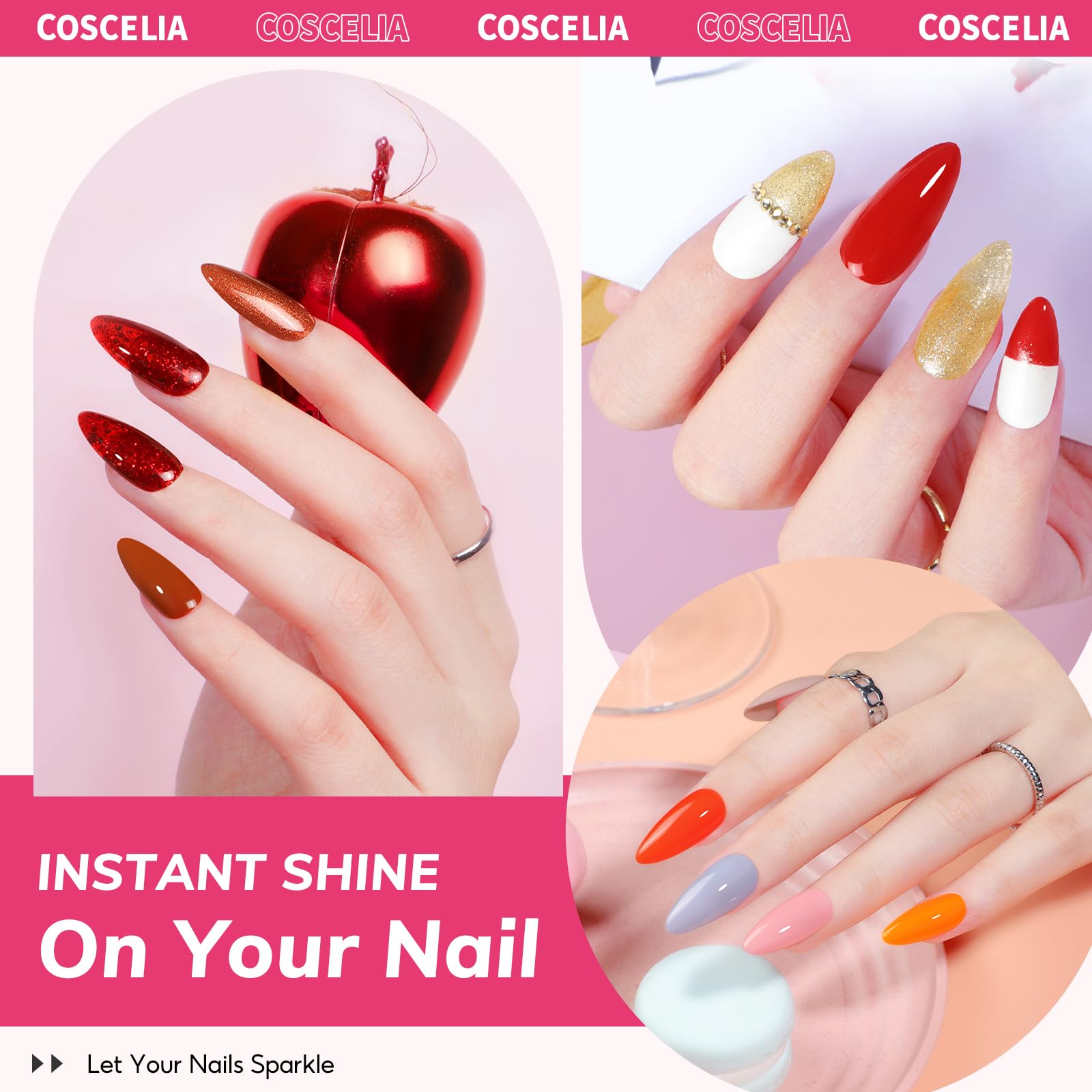 COSCELIA kit démarrage facile pour DIY manucure à domicile