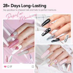 COSCELIA poudre acrylique transparente – extensions précises et naturelles