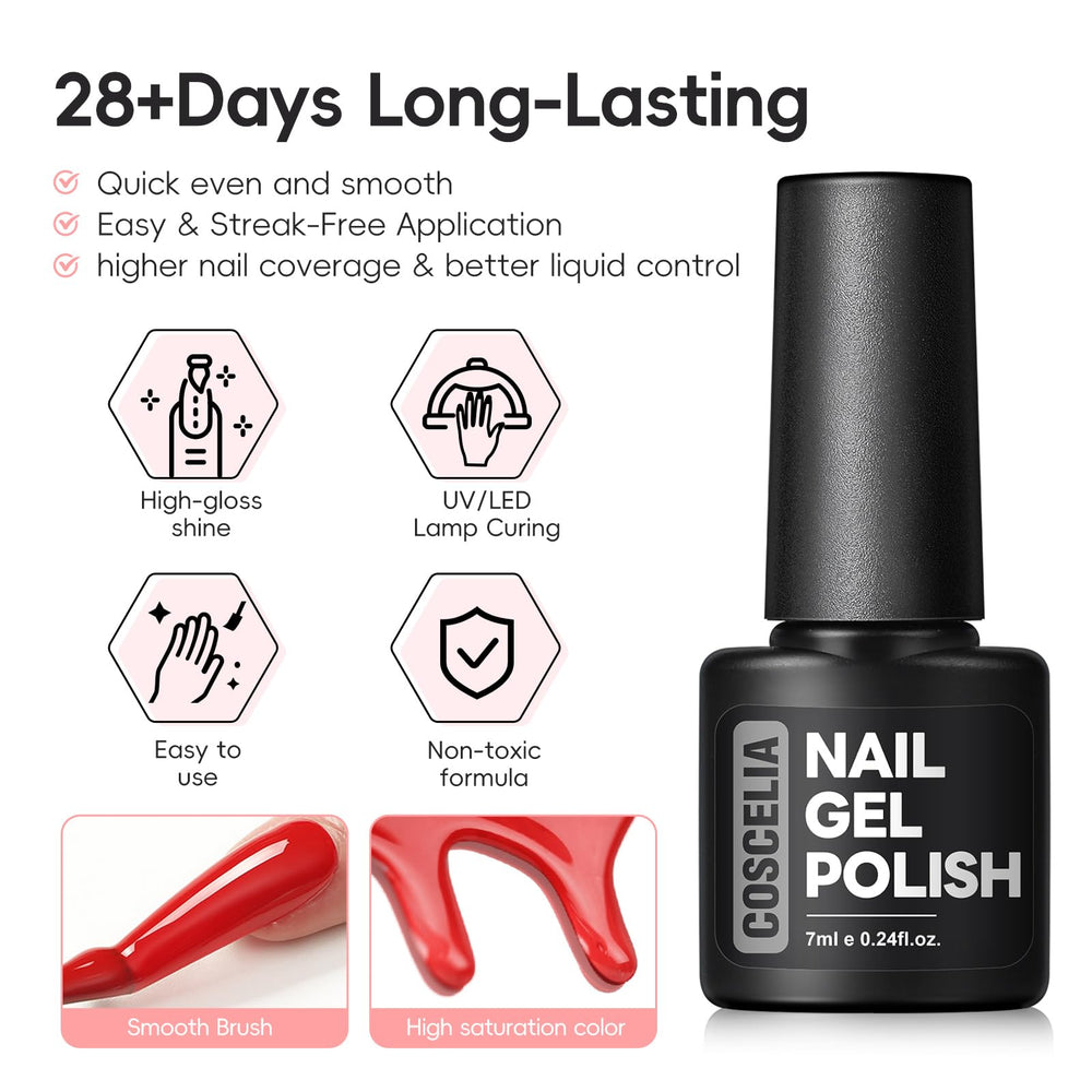 COSCELIA finition mat – rendu sophistiqué et chic sur les ongles.