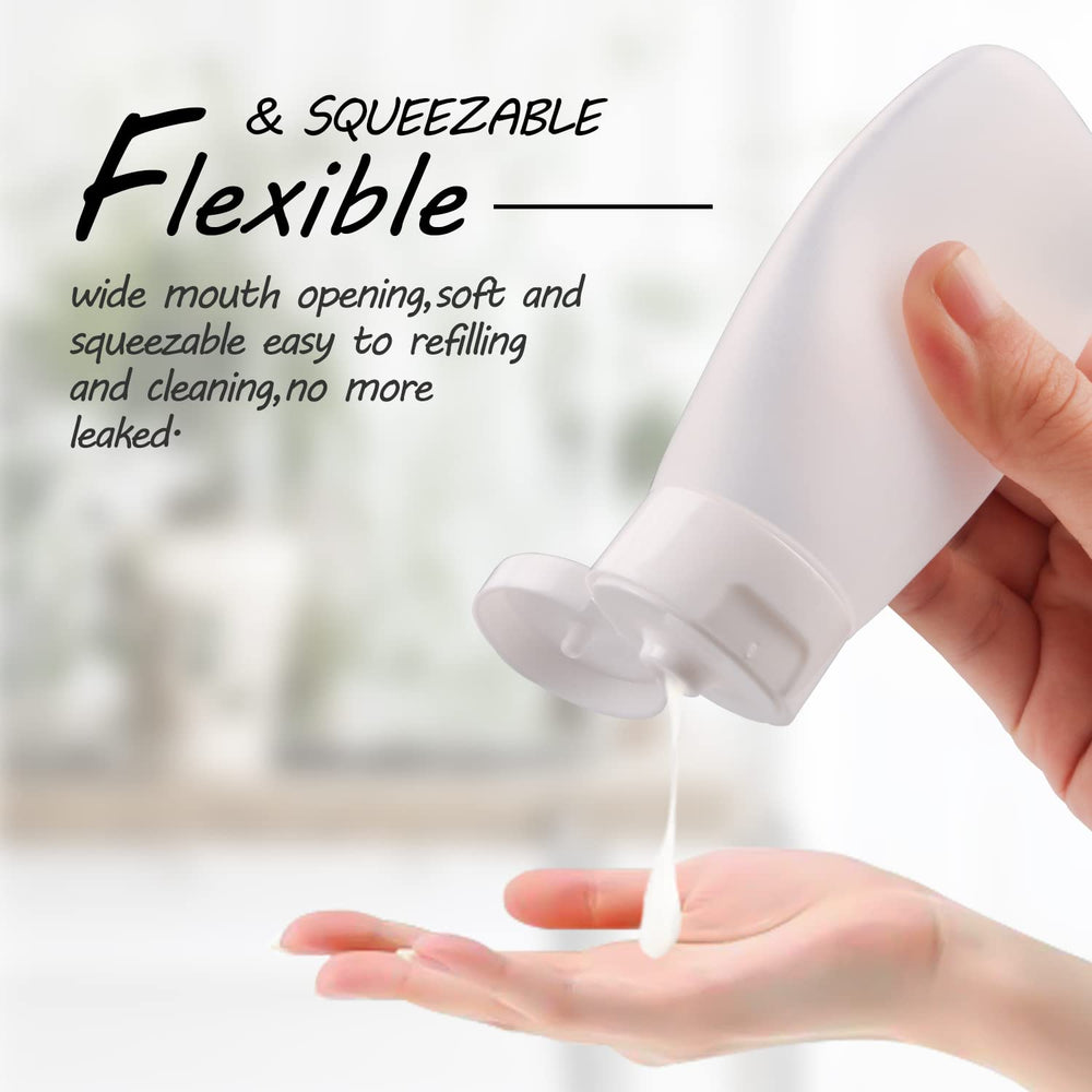Cositina: tubes en plastique dur 60 ml pour soins du visage et shampoing.