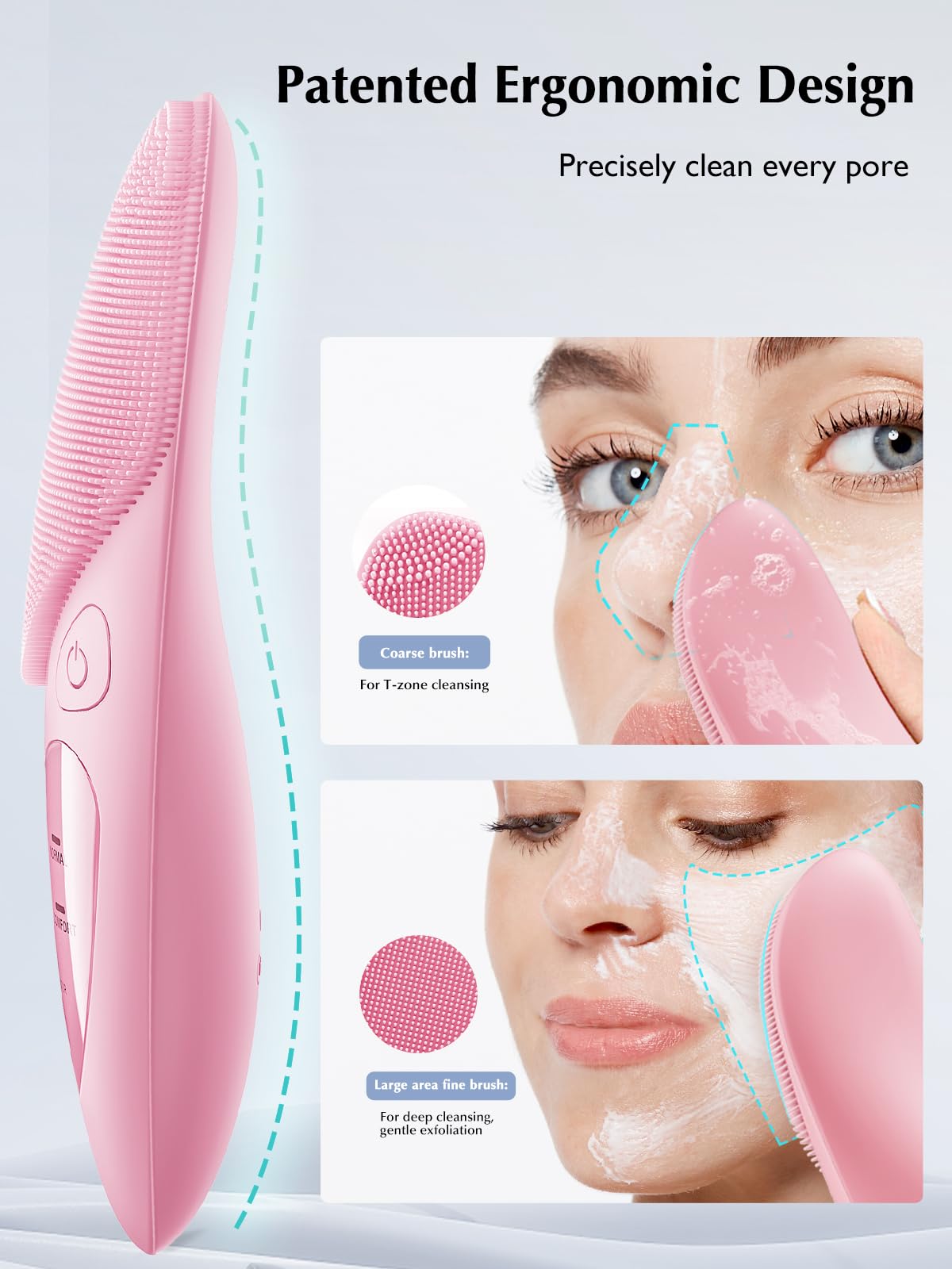 Coslus Brosse Nettoyage Nez et Pores nettoie les pores sensibles en douceur