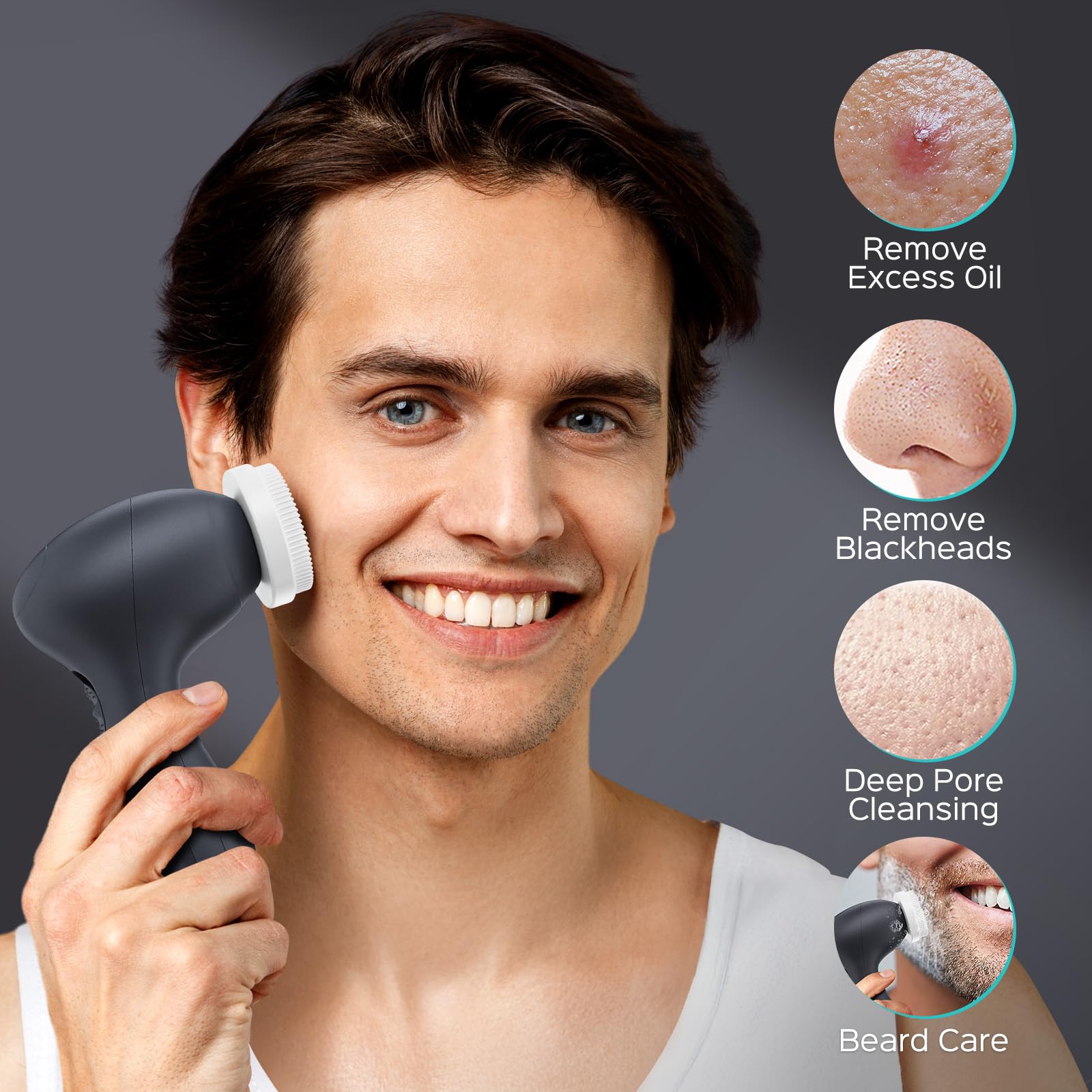 COSLUS brosse-visage douce pour peau sensible, soin quotidien apaisé.