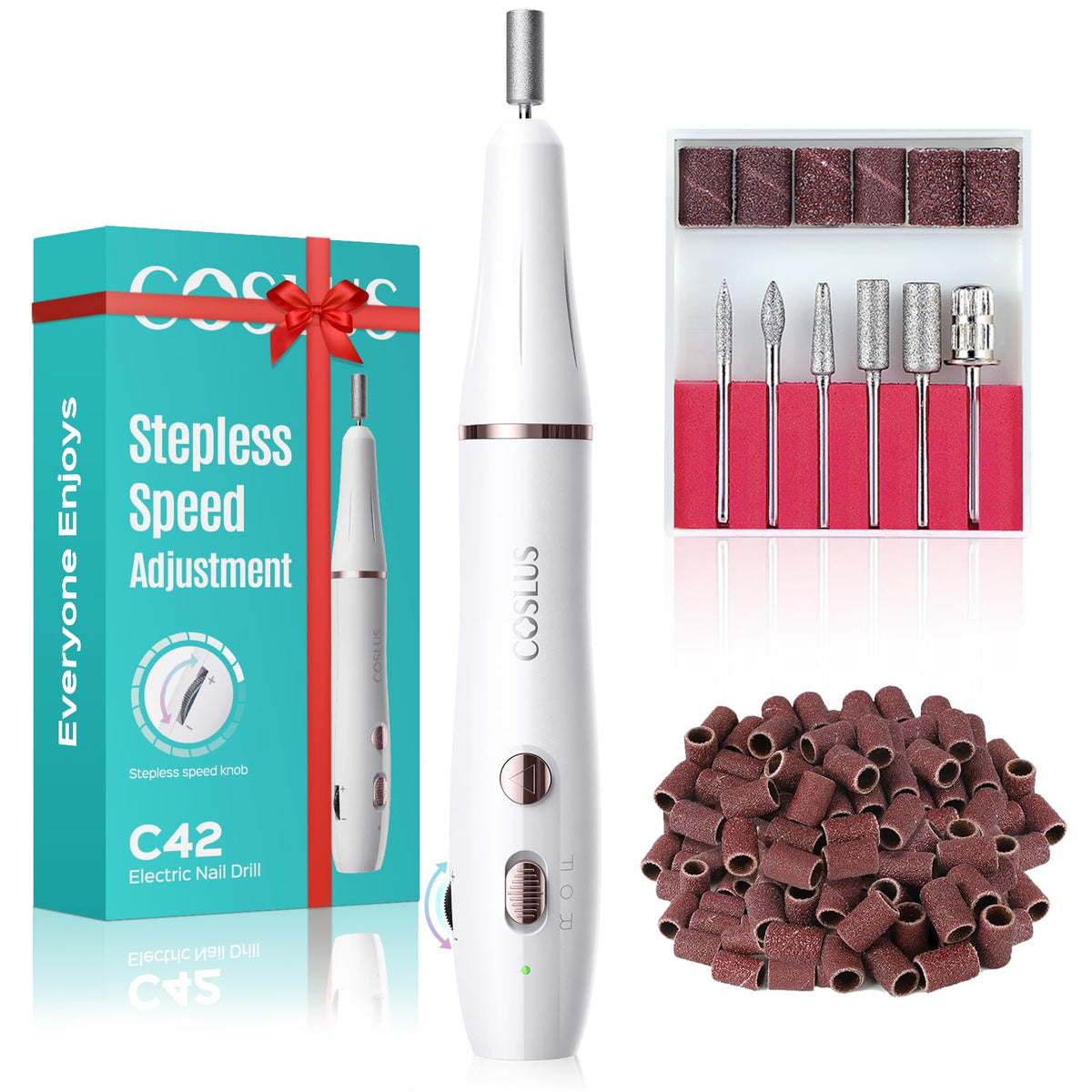 COSLUS lime à ongles sans fil pour une manucure précise.