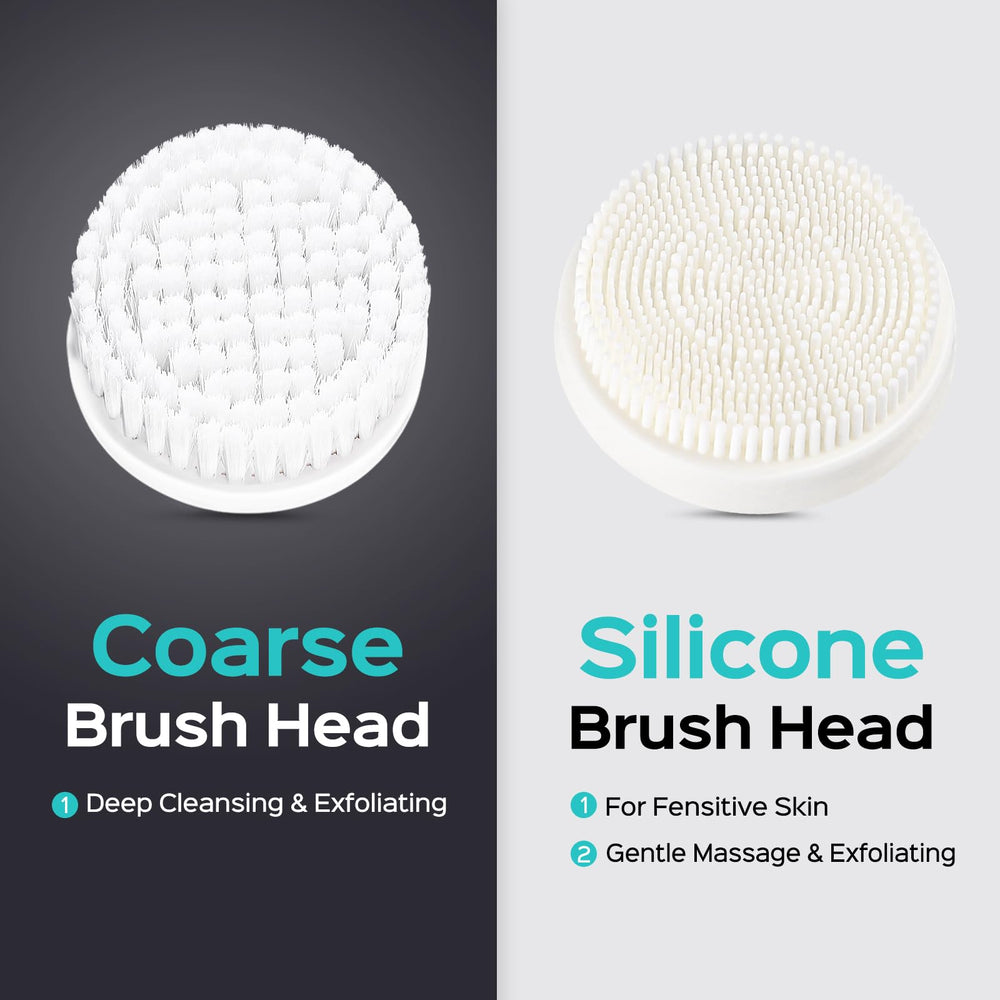COSLUS têtes-brosse interchangeable, soin visage et barbe modulables.