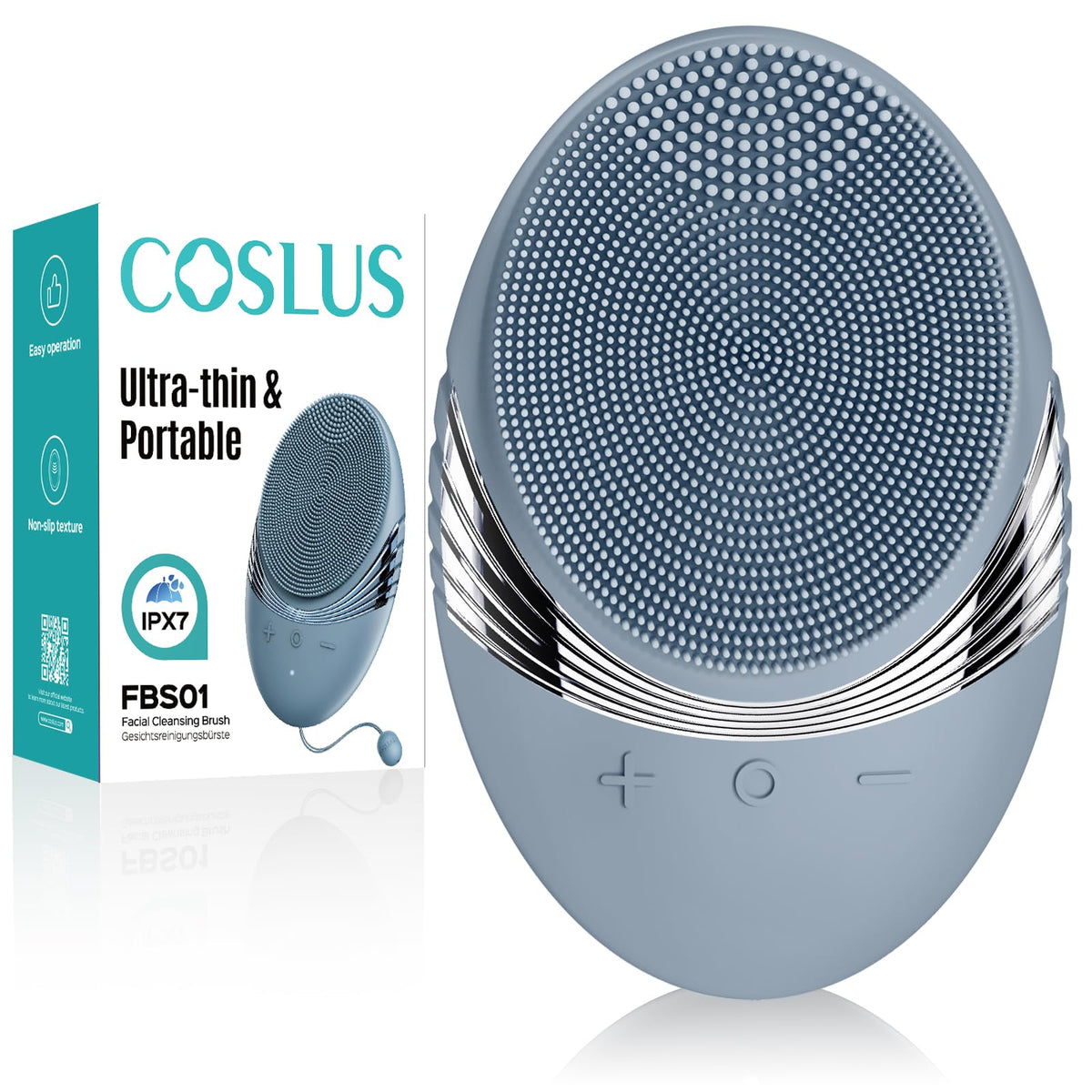 COSLUS Face Scrubber nettoie en profondeur les pores grâce au silicone