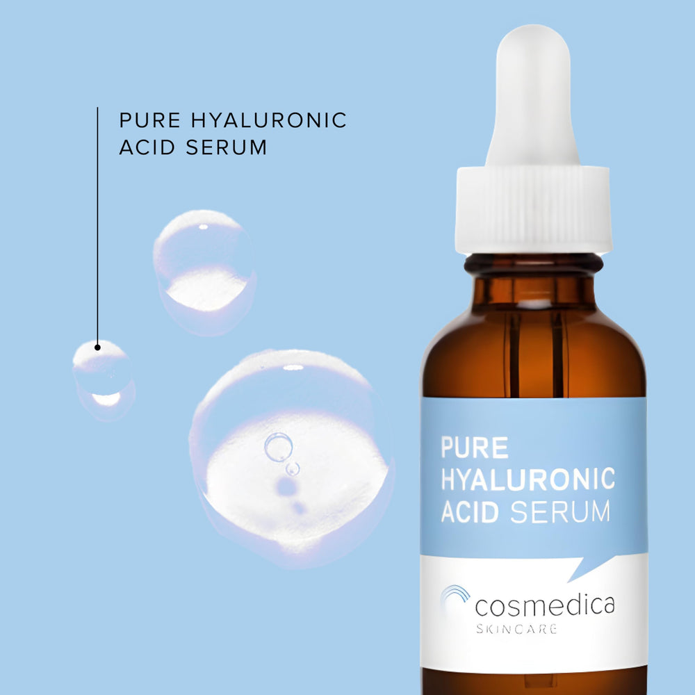 Cosmedica Skincare sérum acide hyaluronique pur pour hydratation en profondeur