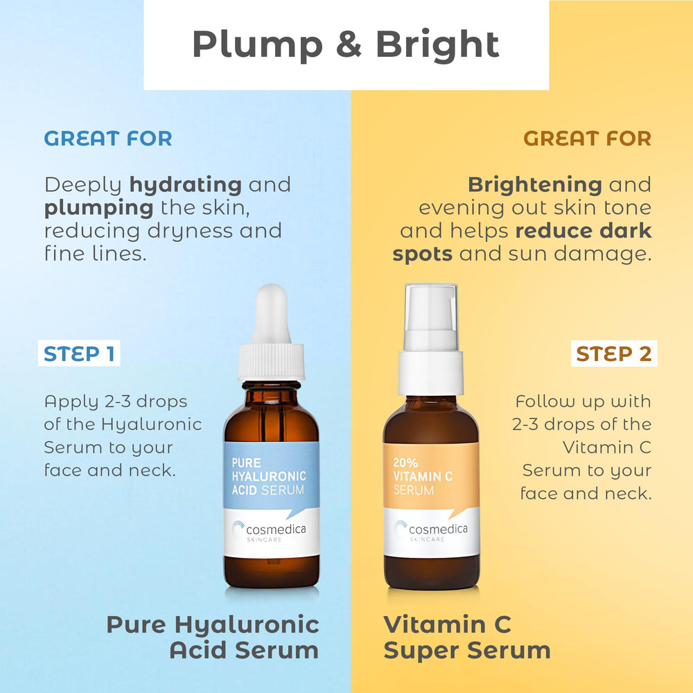 Cosmedica Vitamin C Super Serum texture closeup showing lightweight, fast-absorbing feel