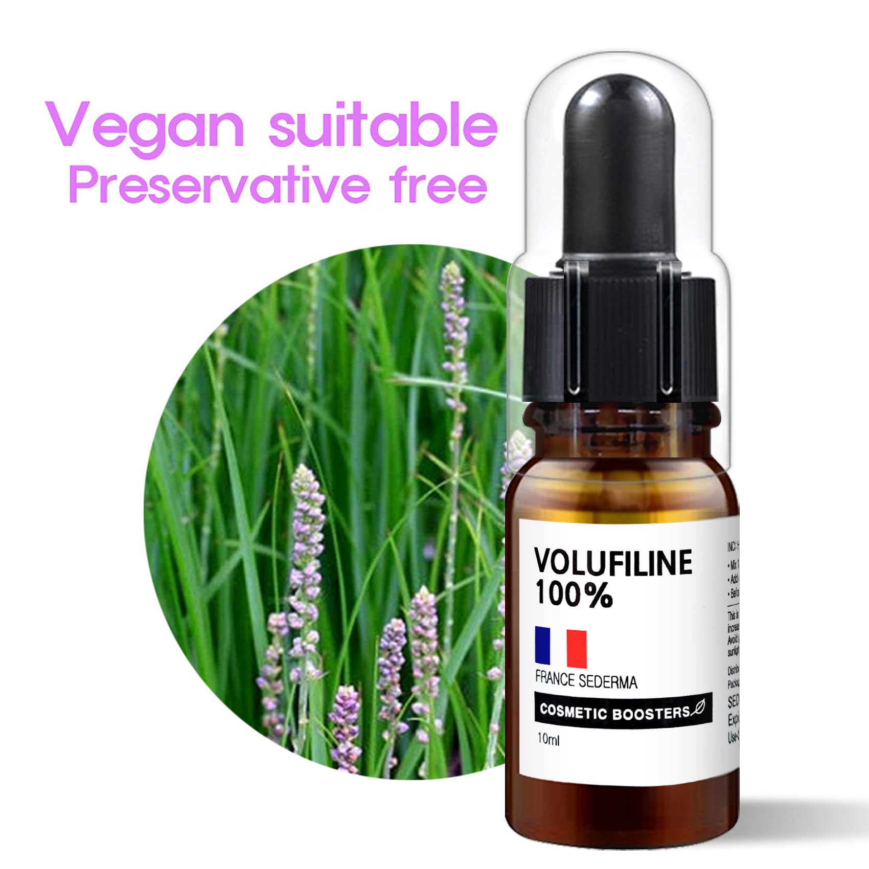 Goutte-applicatrice Volufiline, dose précise pour soin cutané.