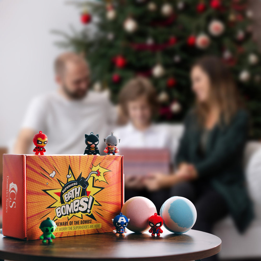 Cosmetics Stories bombe-bain idee-cadeau pour jeunes super-heros