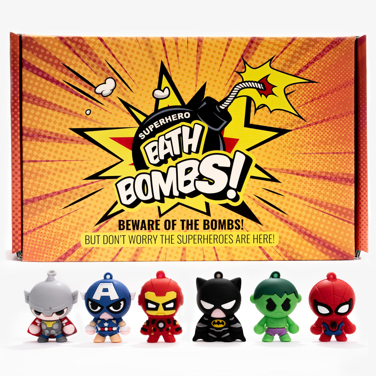 Cosmetics Stories bombe-bain superhero colorée pour un moment de bain amusant