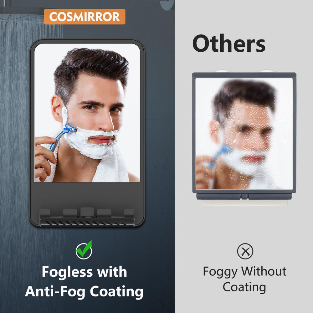 COSMIRROR étagère pratique permet un rangement clair pour rasage