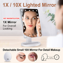 COSMIRROR bouton tactile pour régler la luminosité facilement