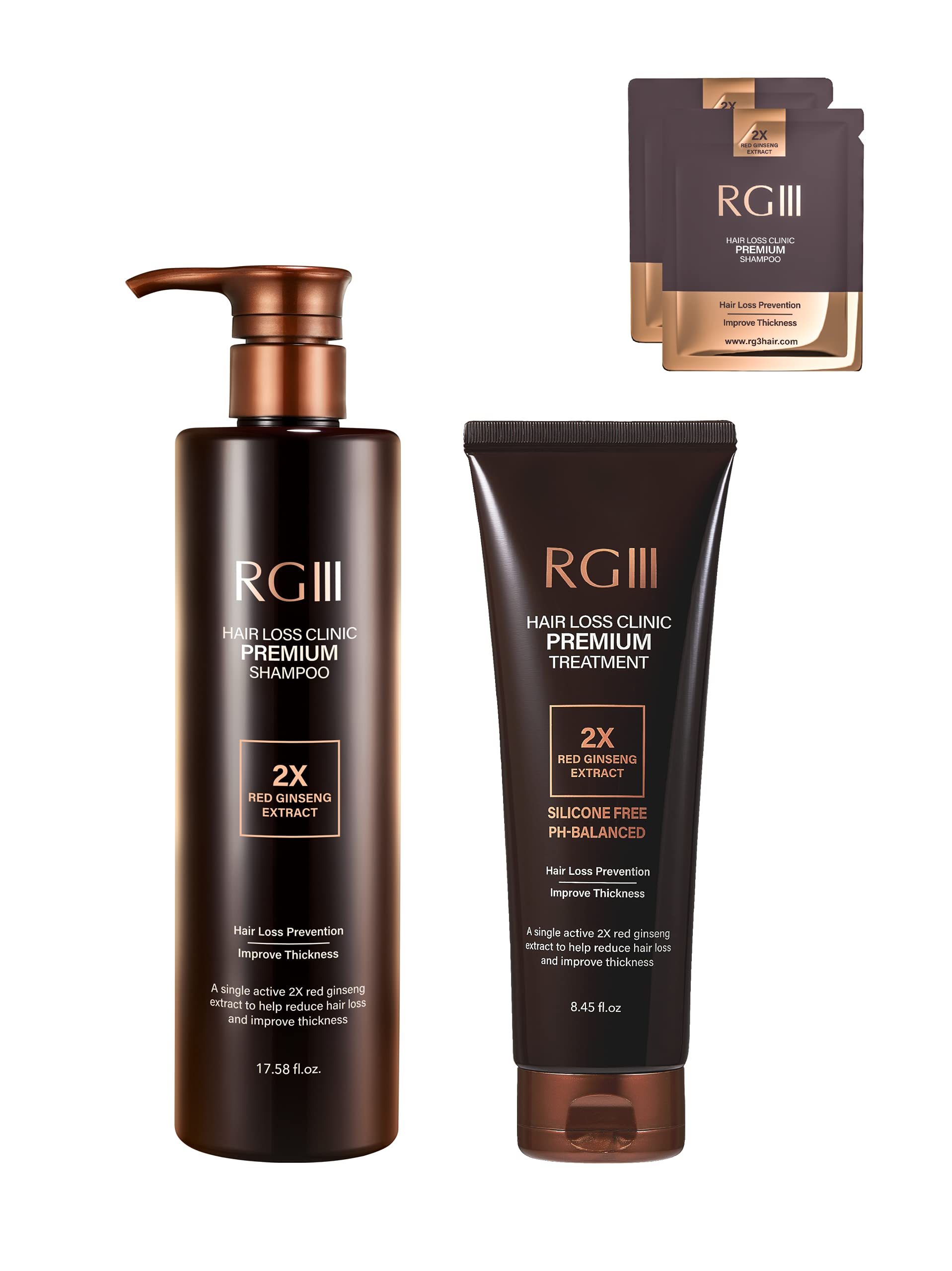 COSMOCOS RG3 – bouteille shampoing, stimulant le cuir chevelu et volume