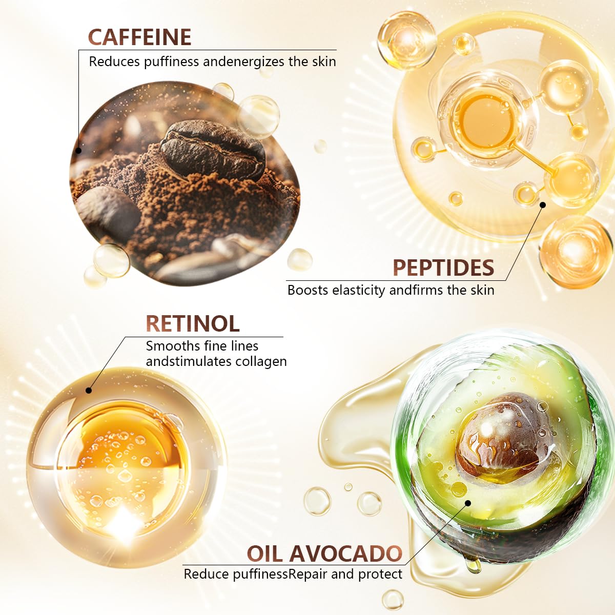 COSMOO crème yeux escargot anti-poches douce et nourrissante.