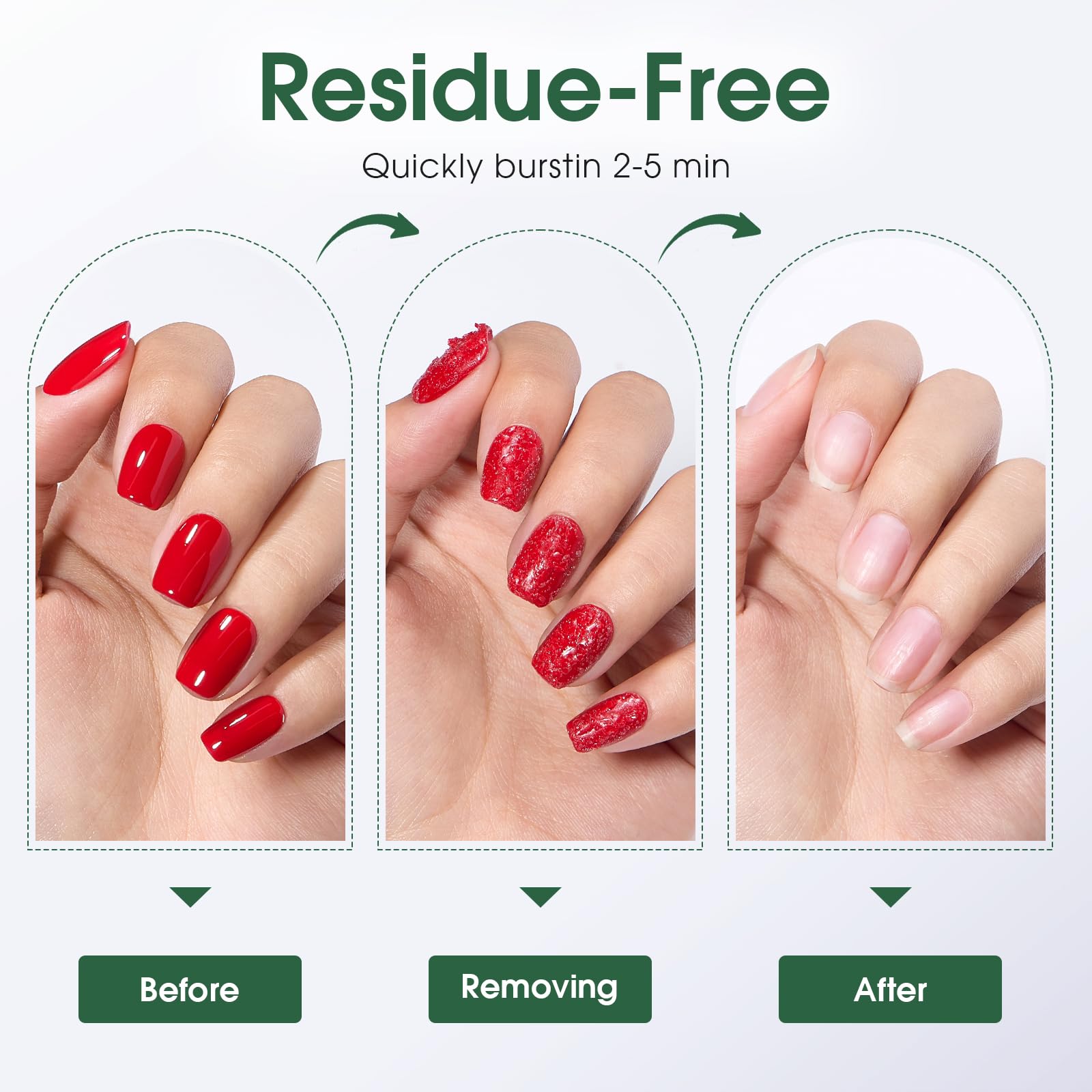 COSMOO démaquillant gel pour ongles – formule naturelle, soin doux pour les ongles.