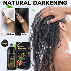 Cosmpro shampoing couleur application simple a domicile sans outil.