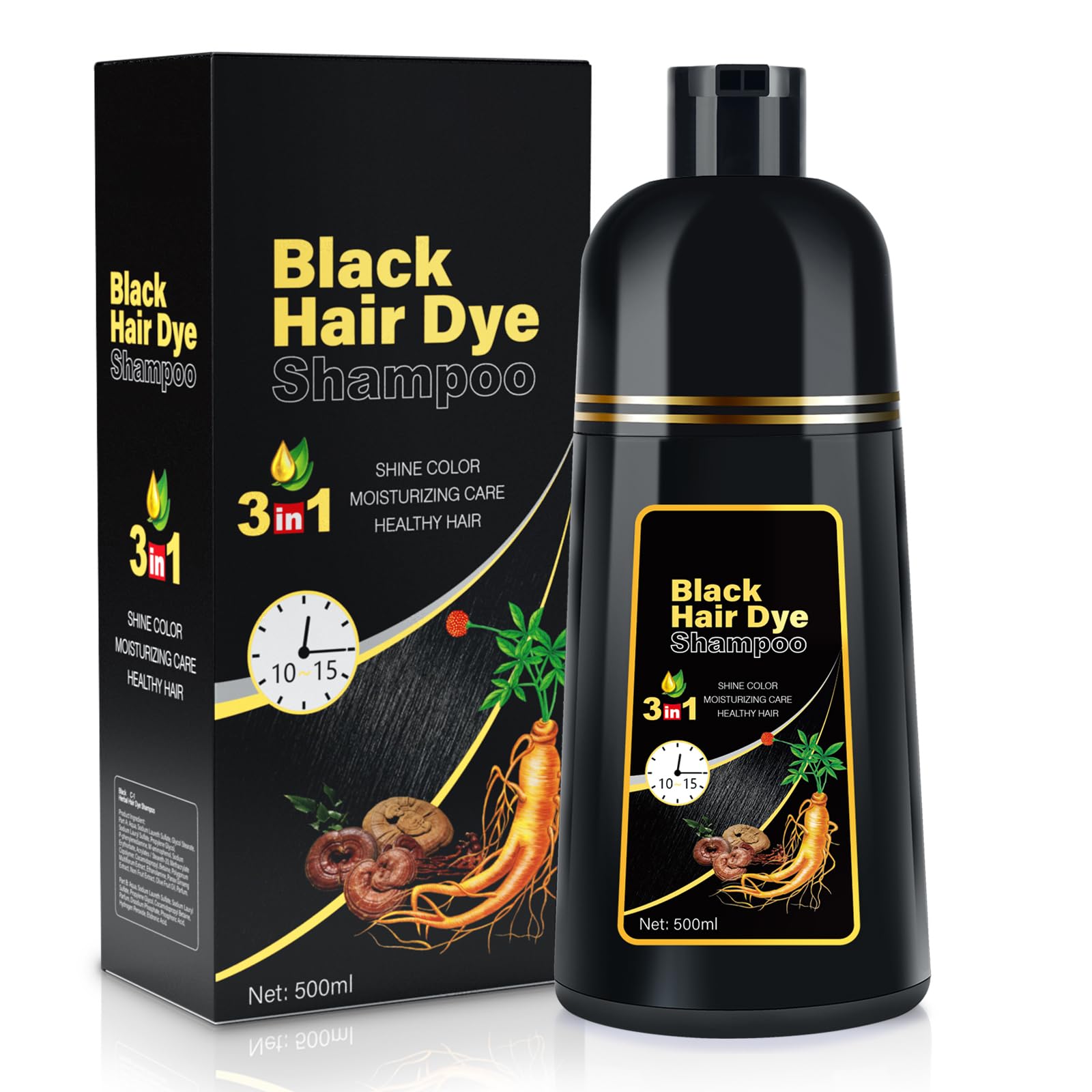 Cosmpro champu-cheveux-gris: couverture complète et naturelle.