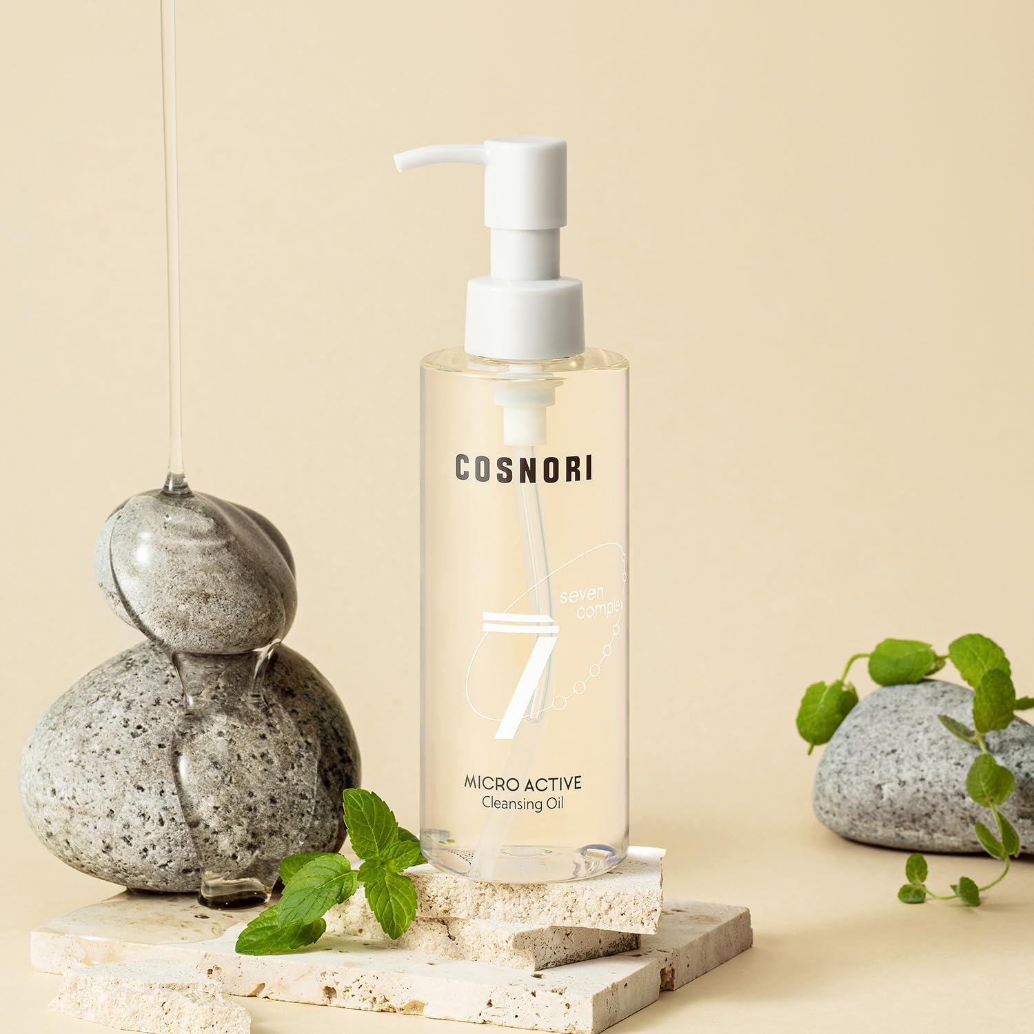 COSNORI huile-nettoyante hypoallergenique visage, option sûre pour routine quotidienne