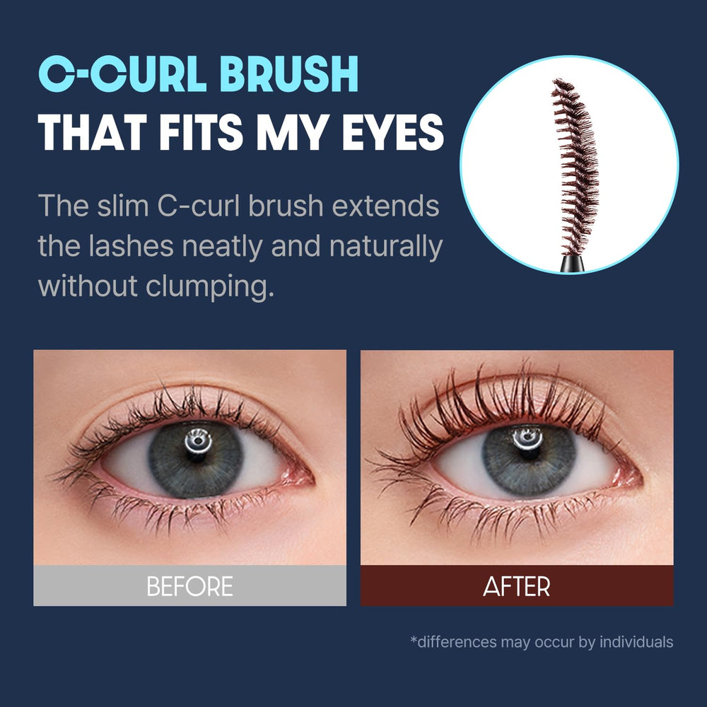 COSNORI Perfect Setting Mascara nourrissant grâce aux acides aminés de soie.