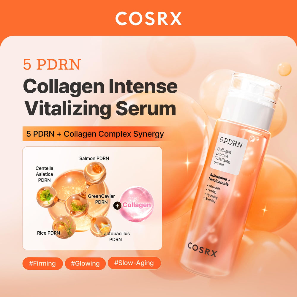 COSRX 5 PDRN sérum - emballage élégant prêt à l'emploi.