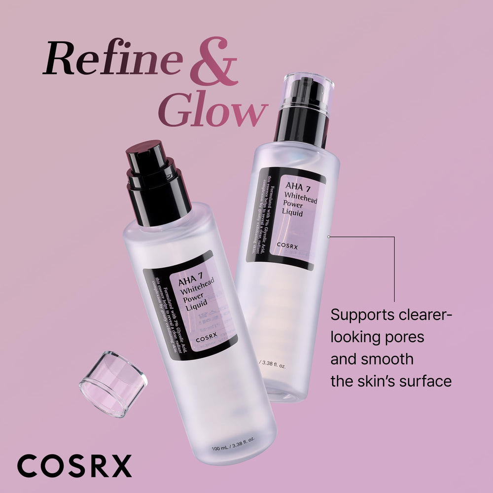 COSRX toner texture on skin showing a smooth, refreshed surface.