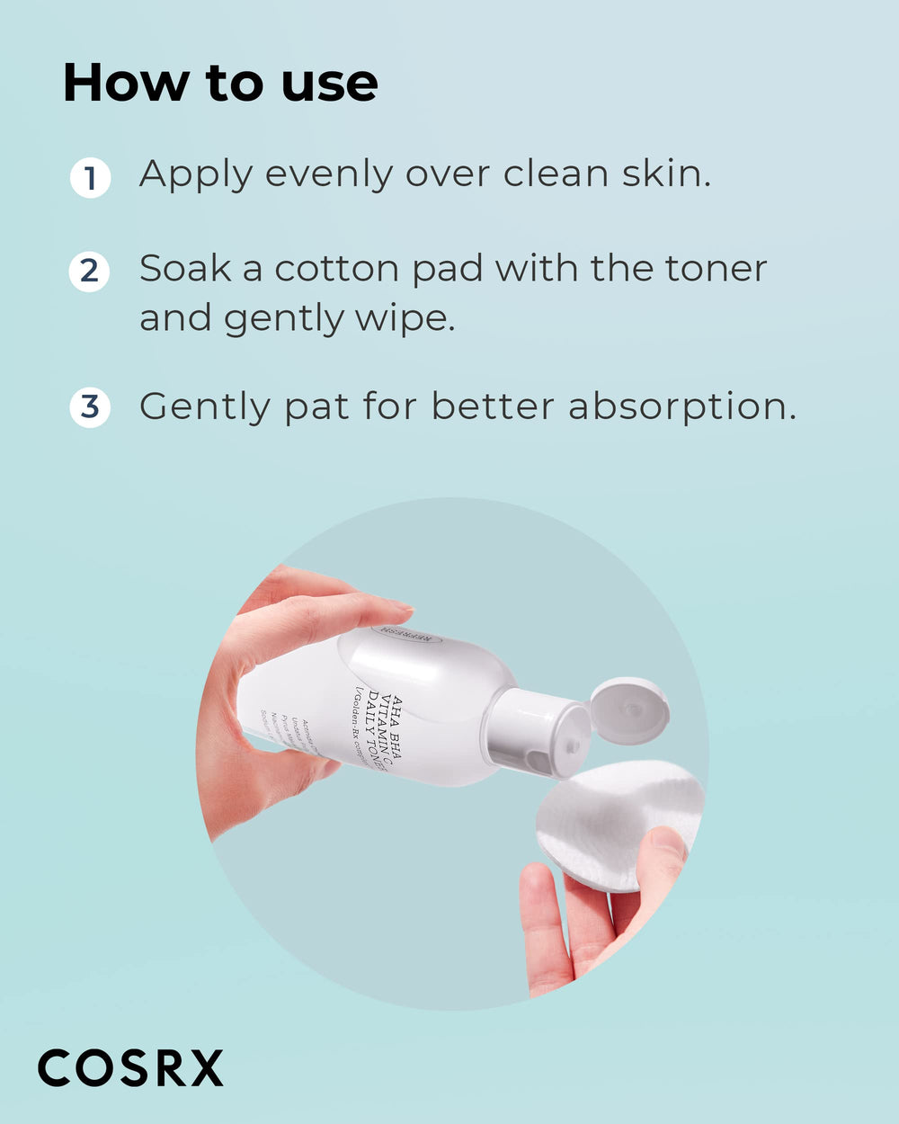 COSRX ABC Daily Toner – peau plus équilibrée après utilisation