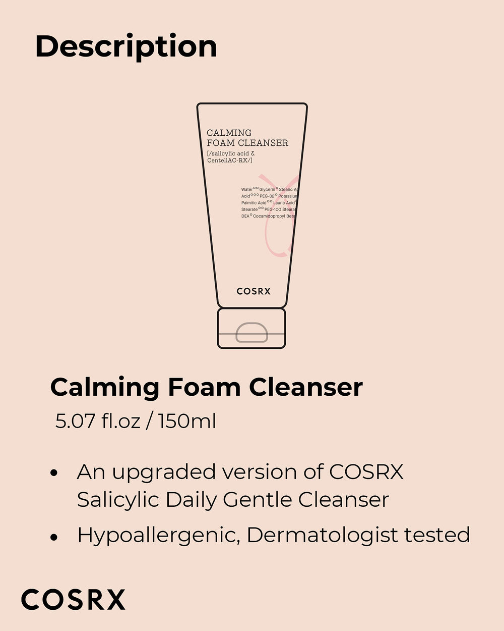 COSRX Nettoyant Mousse doux et efficace pour une routine quotidienne.