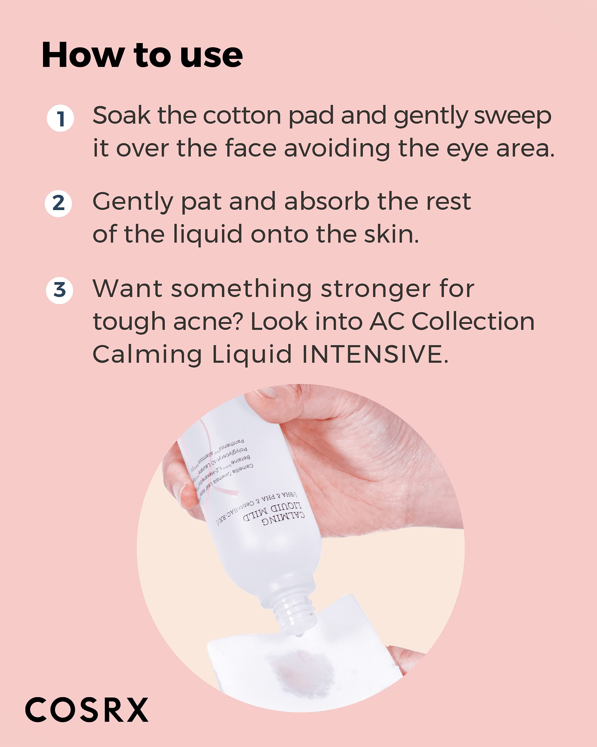 Peau plus zen après utilisation du COSRX LIQUIDE APAISANT DOUX sans irritations.