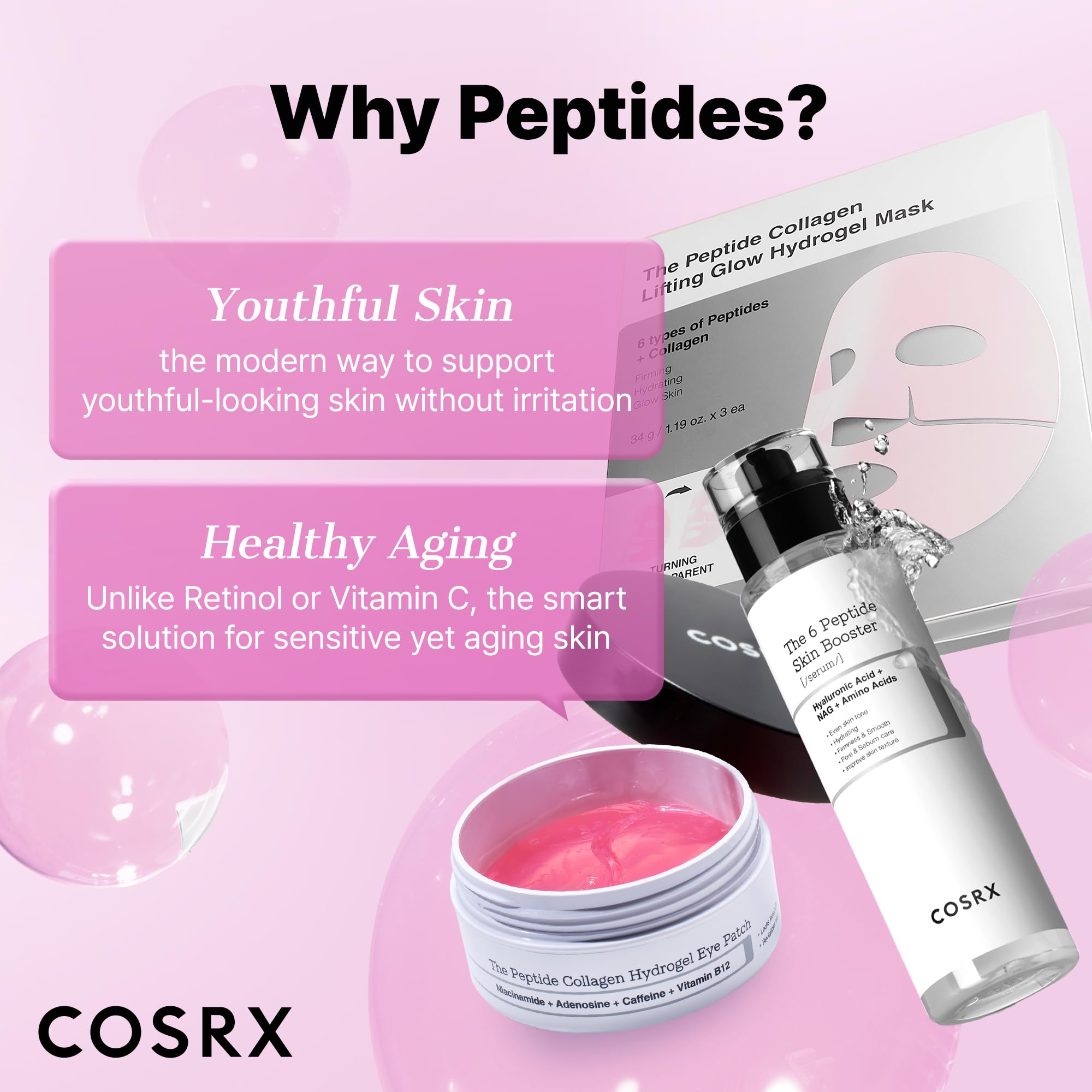COSRX acide hyaluronique et céramide hydratent en profondeur